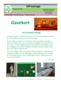 Gavekort til 25 min. massage